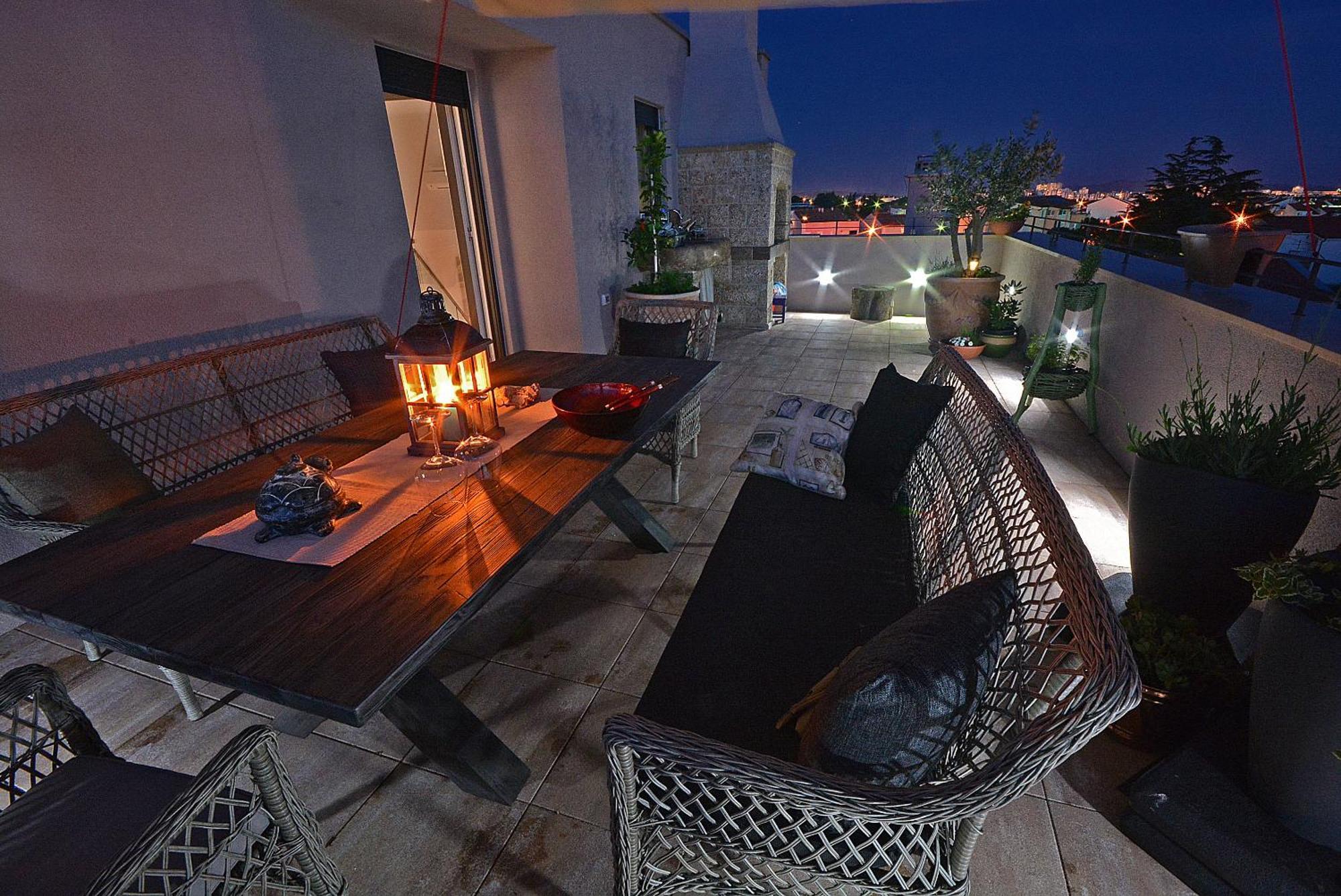 Apartment Garden Terrace Zára Kültér fotó